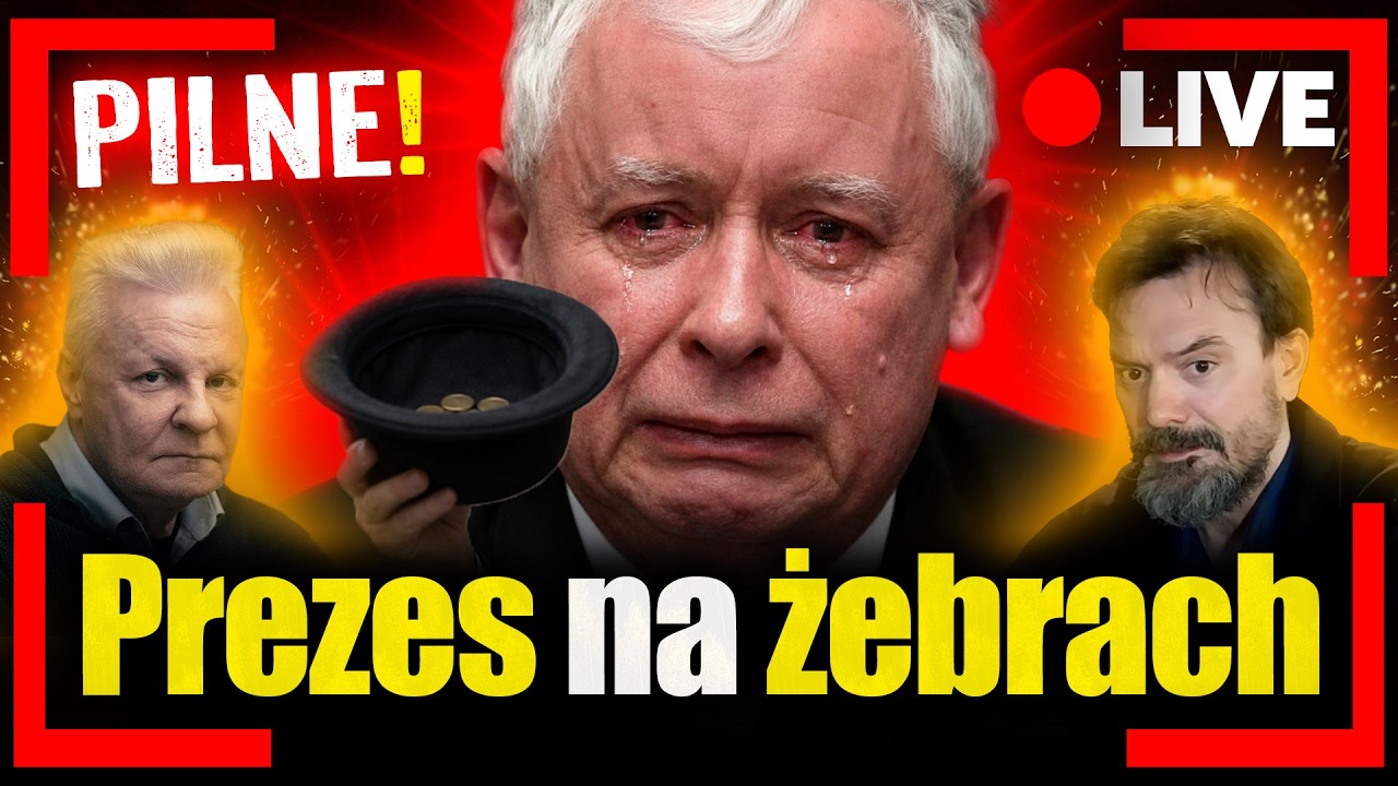 [LIVE] Kaczyński boi się bankructwa. Kto zapłaci za jego ochronę? Jan Piński i Tomasz Szwejgiert