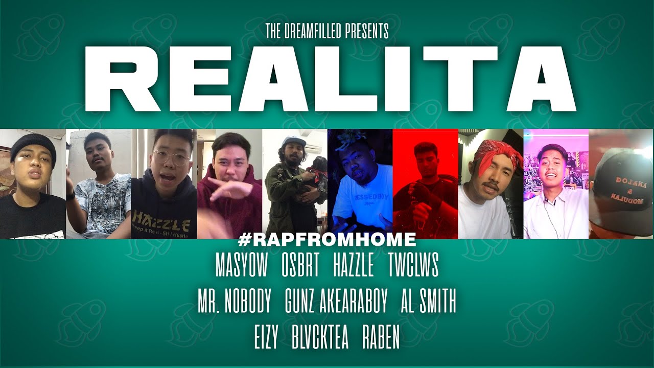 DREAMFILLED - REALITA (ft. Mister Nobody, Gunz, Al Smith, Eizy, Raben) | RapFromHome #2