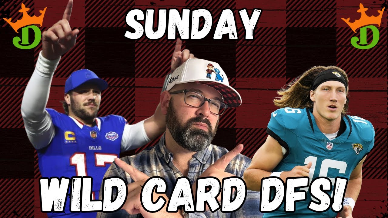 Стратегия и выбор игроков для DraftKings в рамках NFL DFS Wildcard Sunday | Запустите Sims с побе...