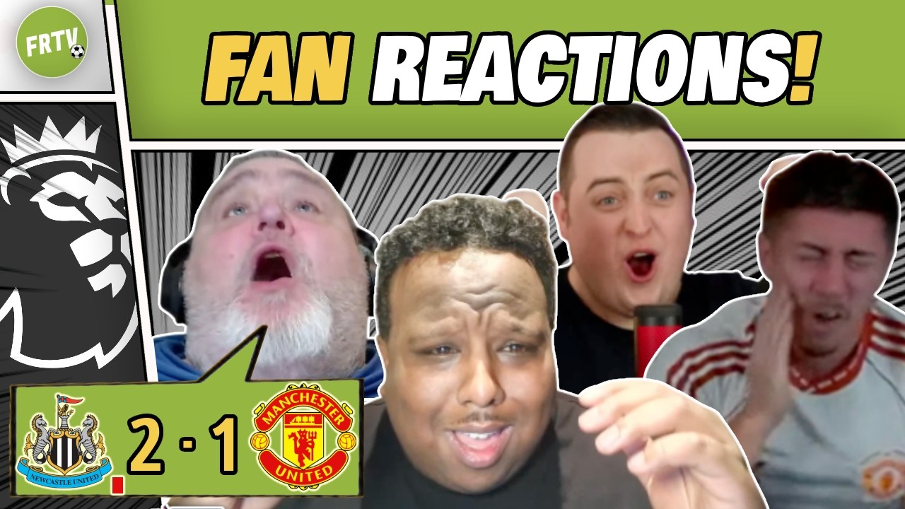 Newcastle Fans ERUPT | Man United Fans MELTDOWN Reactions to Newcastle 2-1 Man United