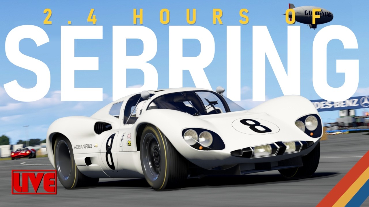 2.4 Hours of Sebring - Historic Sportscar Racing in Assetto Corsa