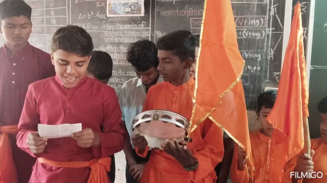 छत्रपती शिवाजी महाराज जयंती 19.02.2026 एस. एन. कानडे आयडीअल हायस्कूल देवळे 