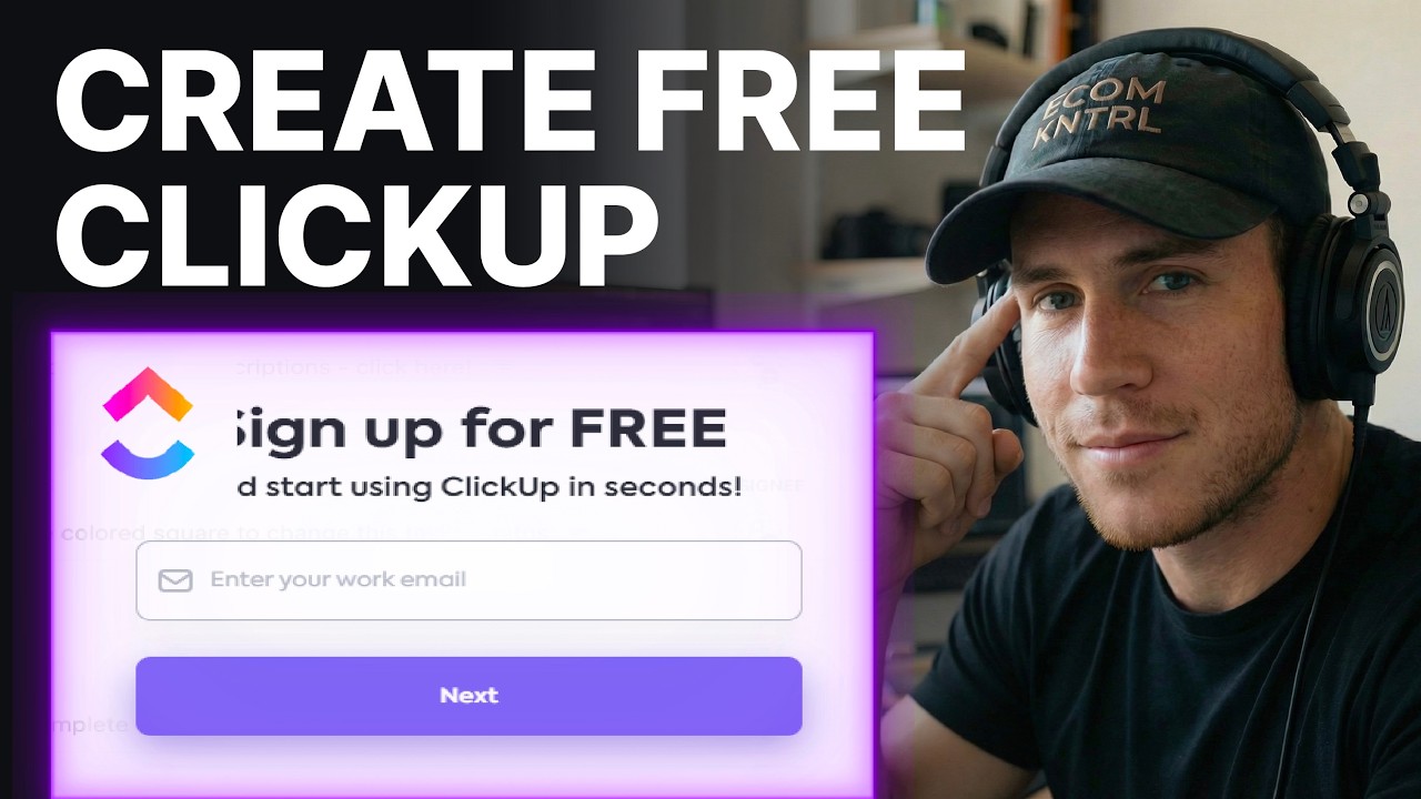 How To Sign Up For ClickUp Free Version (2026) | Account Setup