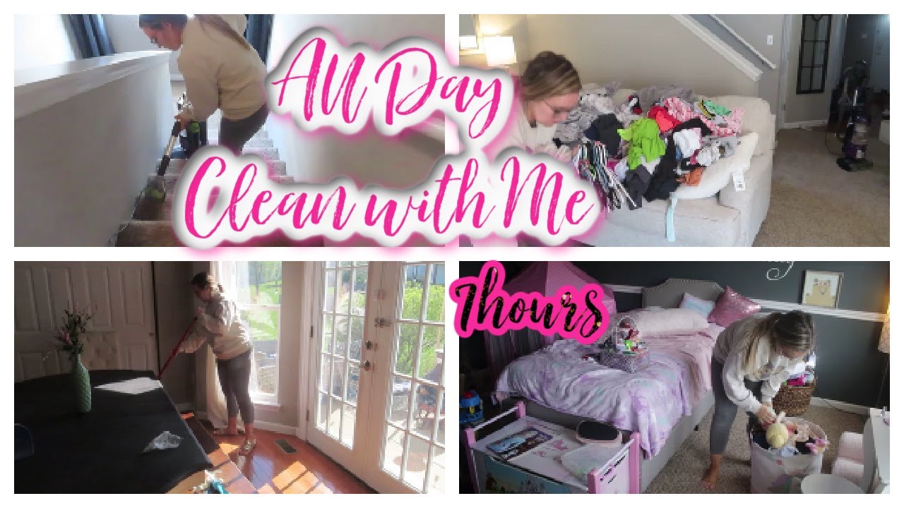 EXTREME CLEANING| ALL DAY CLEAN WITH ME| 7HOURS