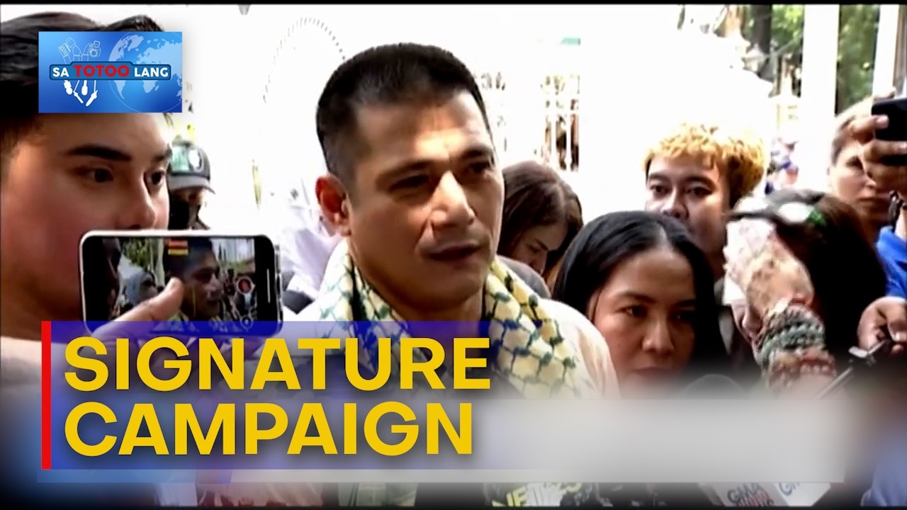 Sen. Padilla, nakiisa sa signature campaign ng Duterte supporters| Sa Totoo Lang