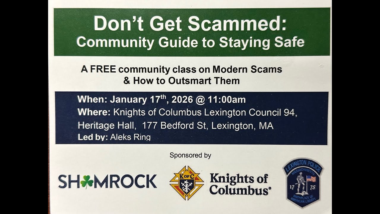 [REPLAY] Lexington Fraud Prevention Seminar 17JAN2026