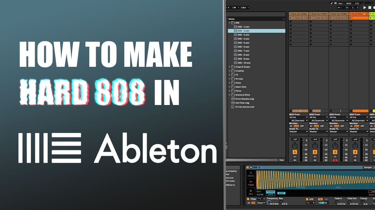 [2021] HOW TO MAKE THICK 808 THAT SLAPS HARD IN ABLETON LIVE