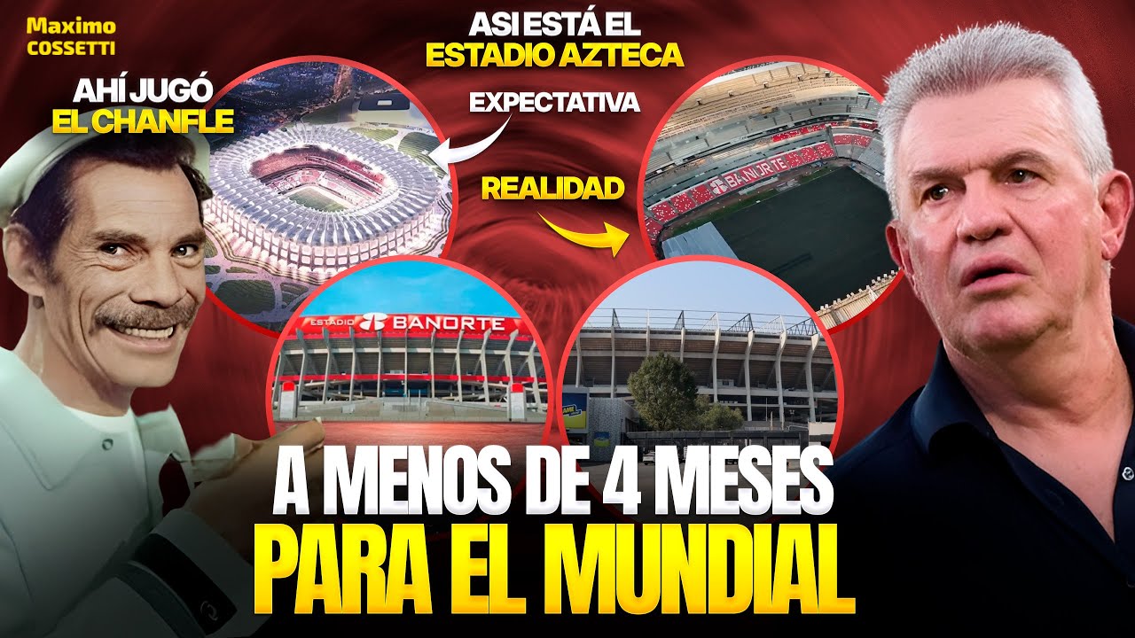ASÍ DE MAL ESTÁ HOY EL ESTADIO AZTECA | DONDE LA PÉSIMA SELECCIÓN MEXICANA VA A INAUGURAR EL MUNDIAL
