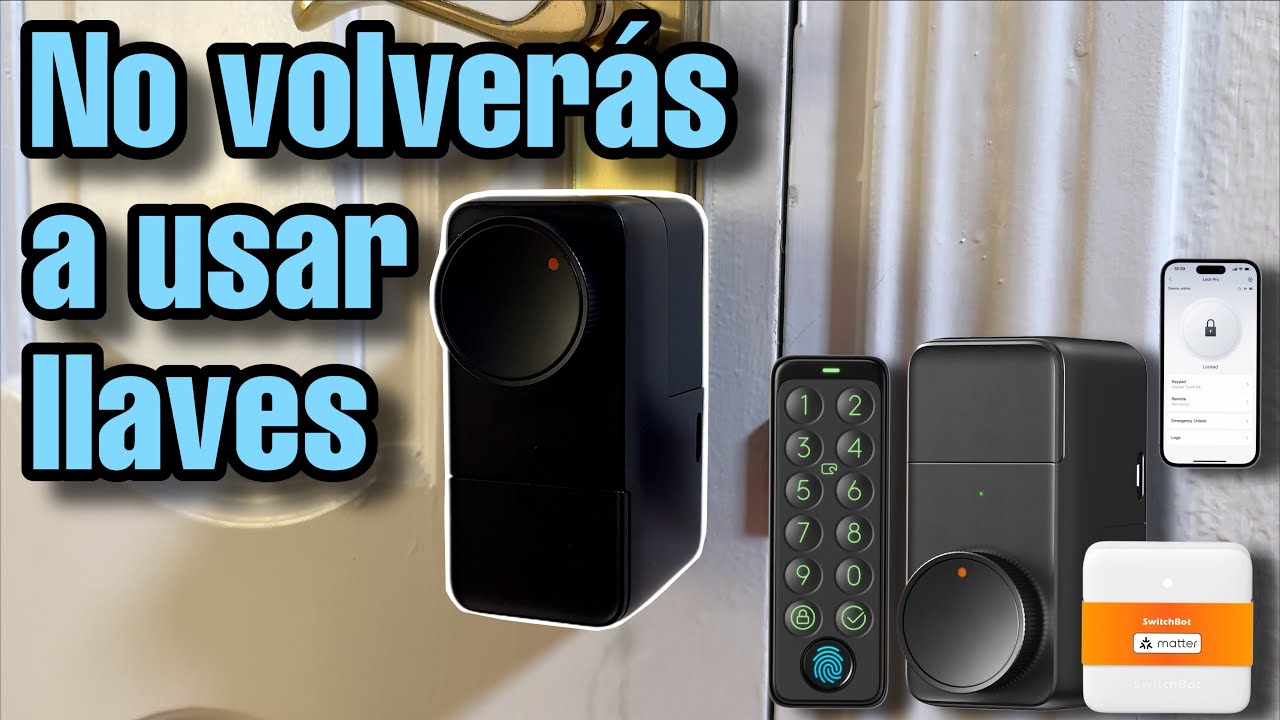 Esta cerradura inteligente lo tiene todo | Switchbot  Lock Pro | 4K
