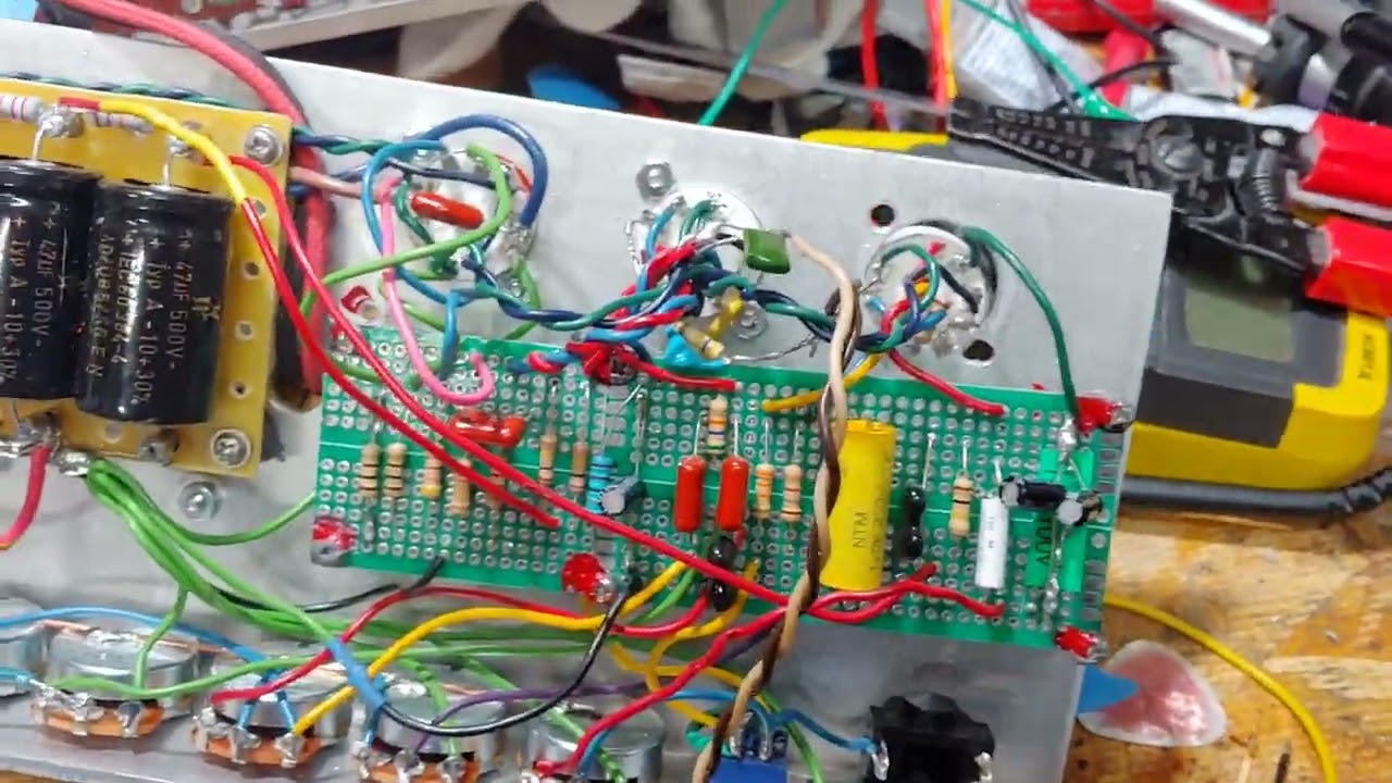 whistling, squeal, hum from tube amp