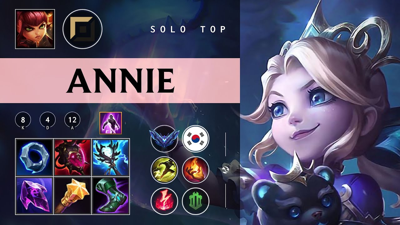 Annie Top vs Vayne - KR Diamond Patch 26.02