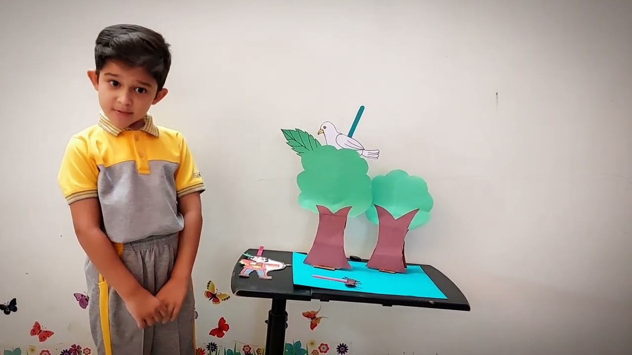 The Ant and The Dove Story | Storytelling Using Props |Story For Toddlers |English Story With Moral