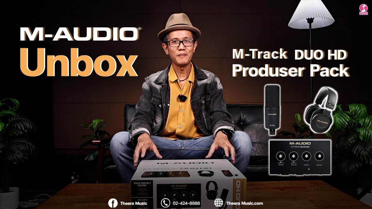 Unbox M - Audio M-Track DUO HD Produser Pack