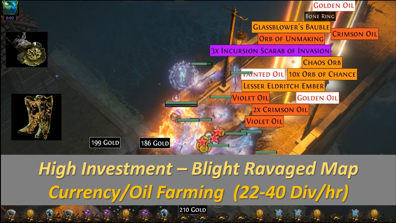 Drill Baby Drill - You might running Blight Ravaged Wrong- Poe 3.29 Allflame