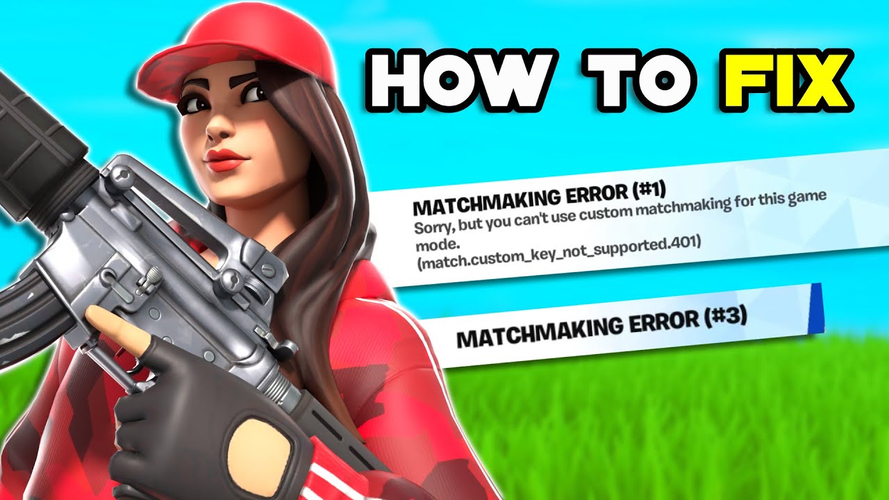 Исправление ОШИБКИ ПОДБОРА ИГР в Fortnite за 1 минуту!