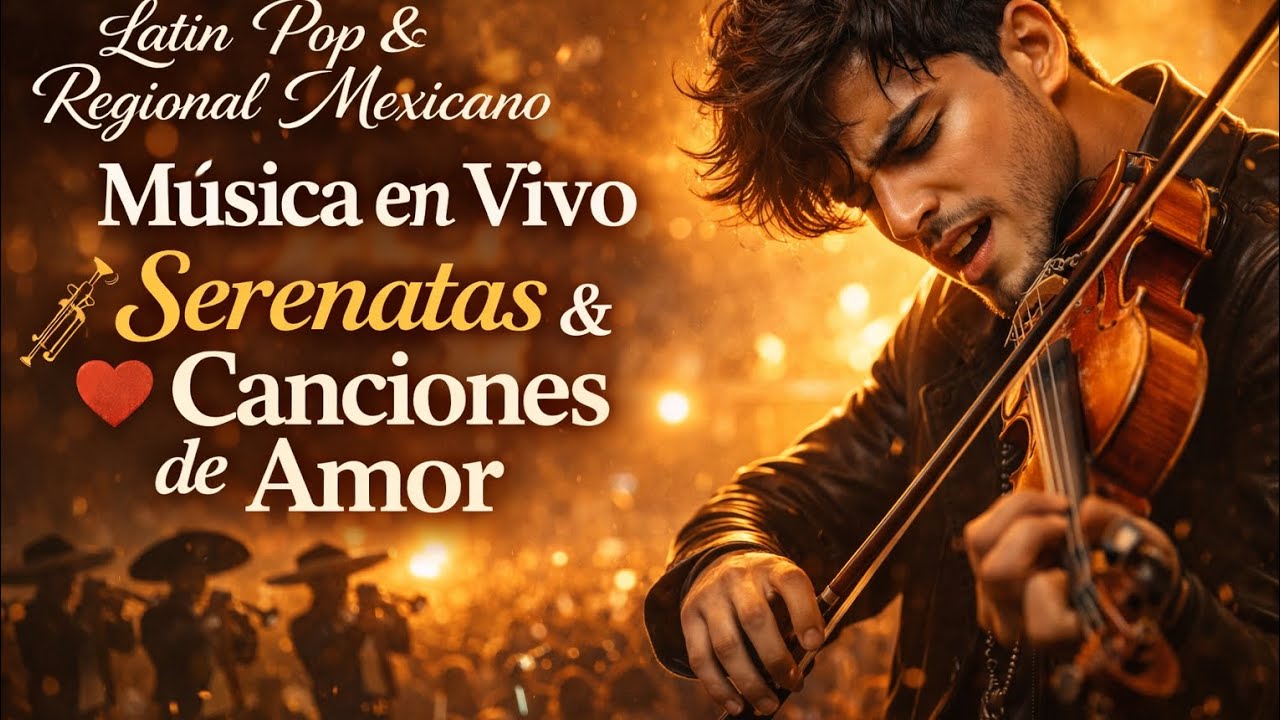 Serenatas de Medianoche 🎻 Latin Pop & Regional Mexicano Romántico Para Enamorados