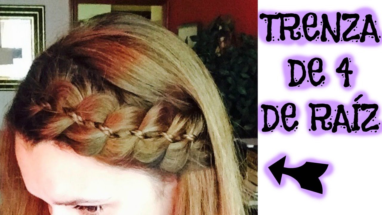 Trenza de 4 de raíz / Trenza de 4 d'arrel / 4 strand dutch braid