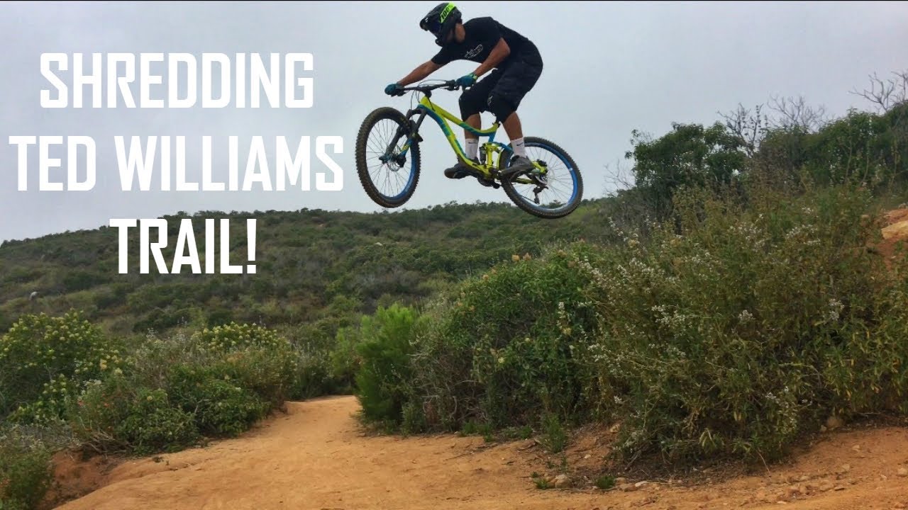 35 FOOT ROAD GAP! | Mountain biking Ted Williams Trails