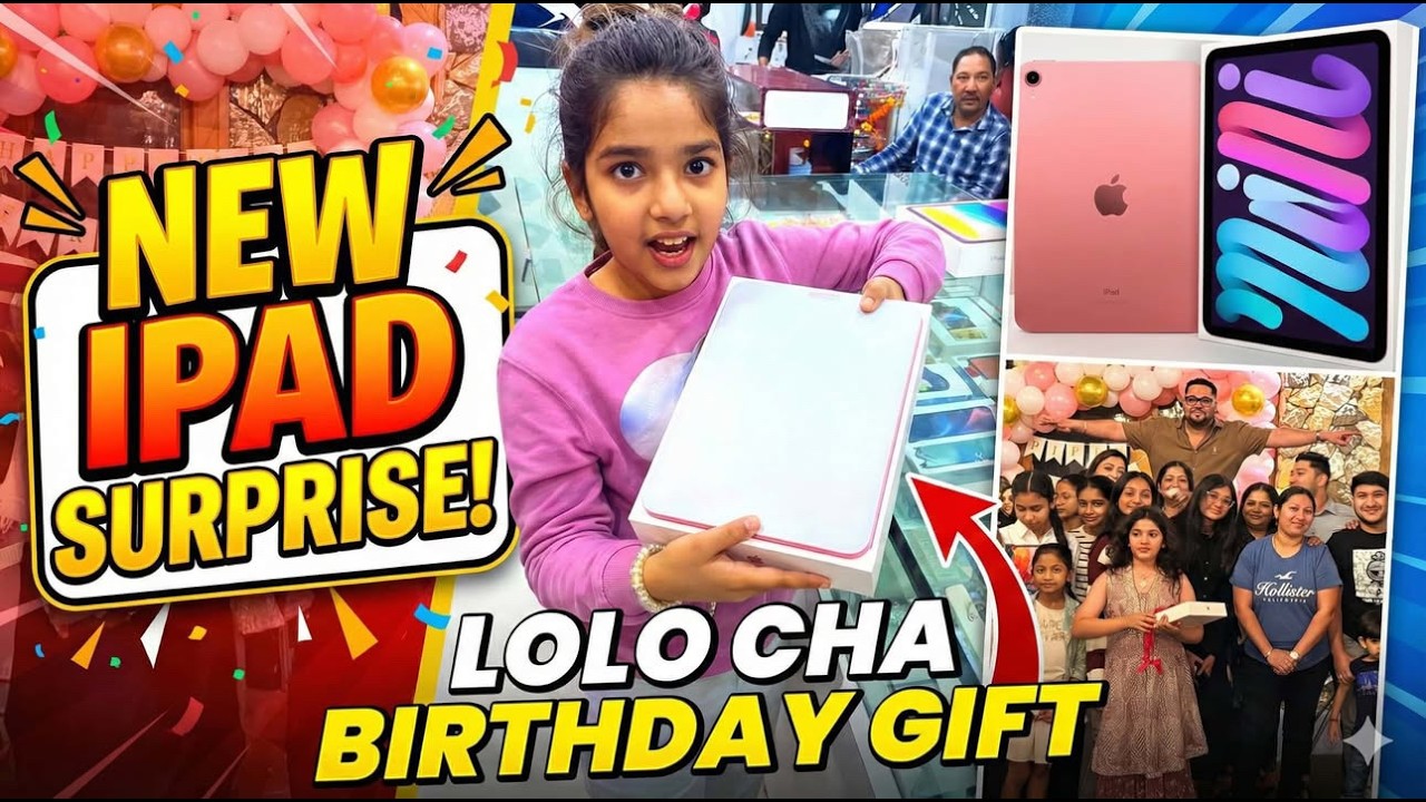 Lolo Cha Birthday Surprise! 🎂 Finally Gifted her an iPad! 📱✨