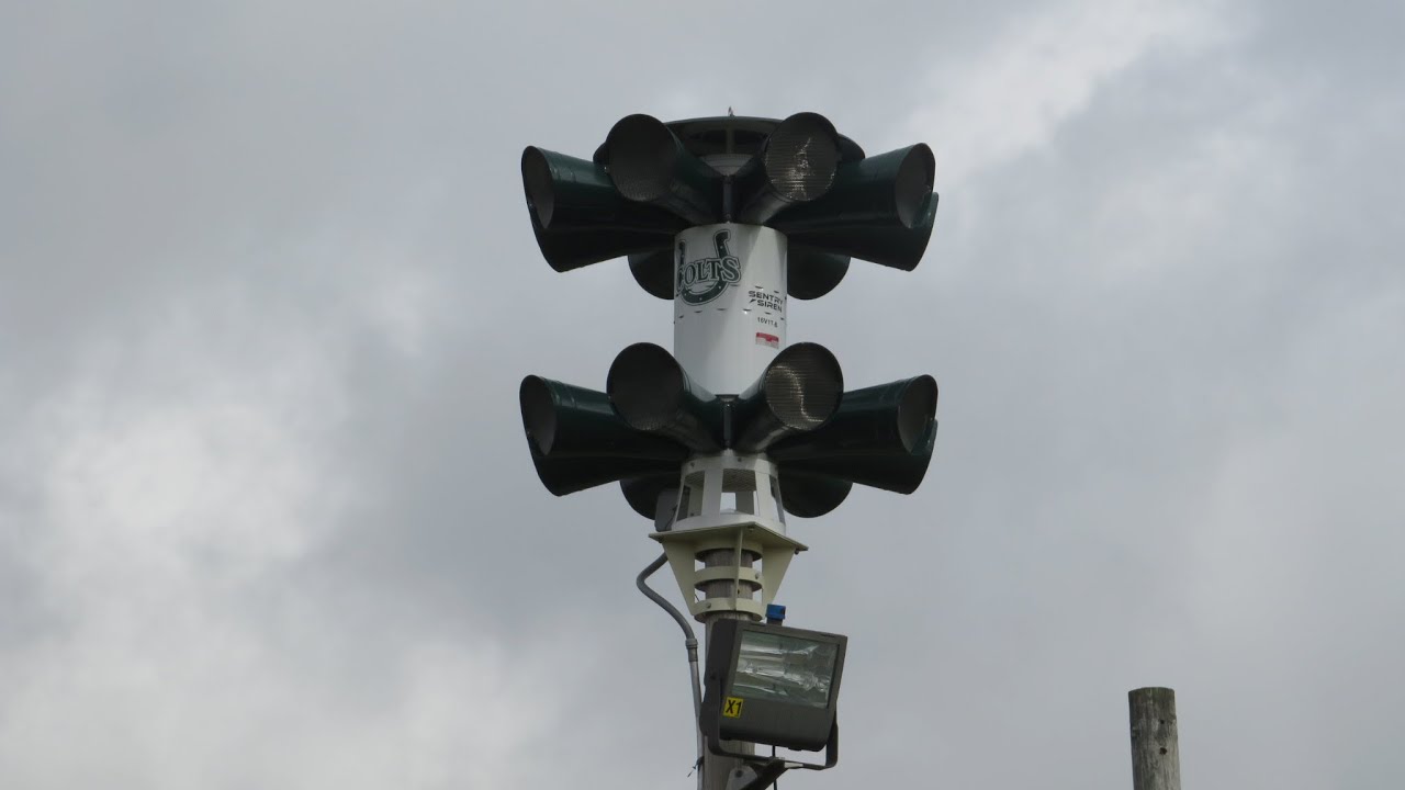 Westfield Center, OH | Sentry Siren 16V1T-B | Full Attack | Westfield Monthly Siren Test
