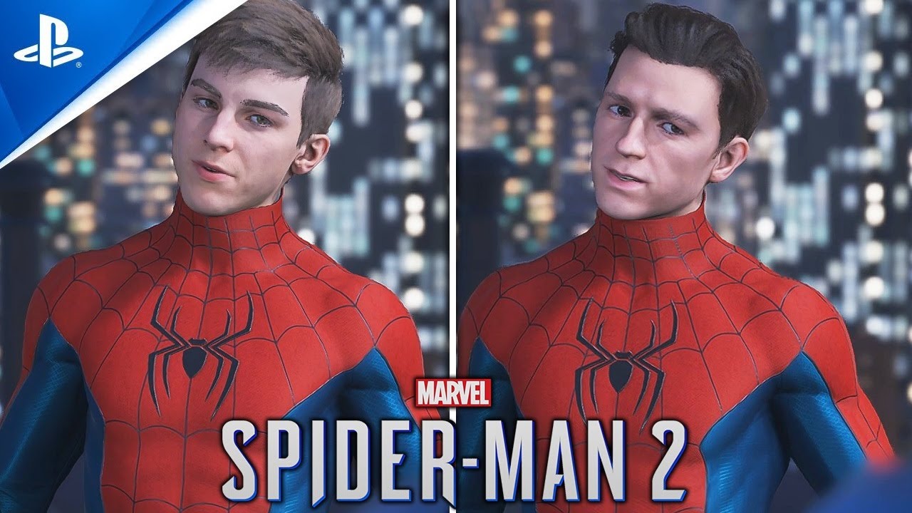 *НОВИНКА* Модификация лица Человека-паука Тома Холланда в Marvel's Spider-Man 2