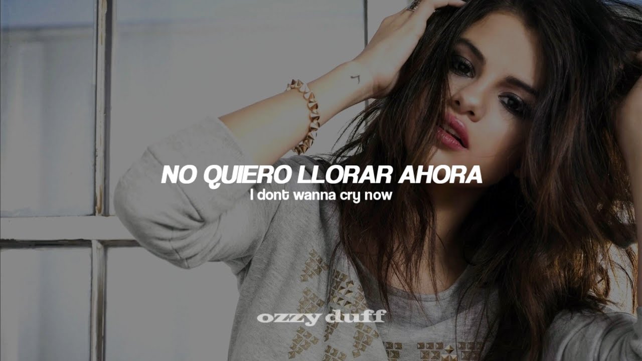 Selena Gomez, benny blanco - Don’t Wanna Cry (Español + Lyrics)