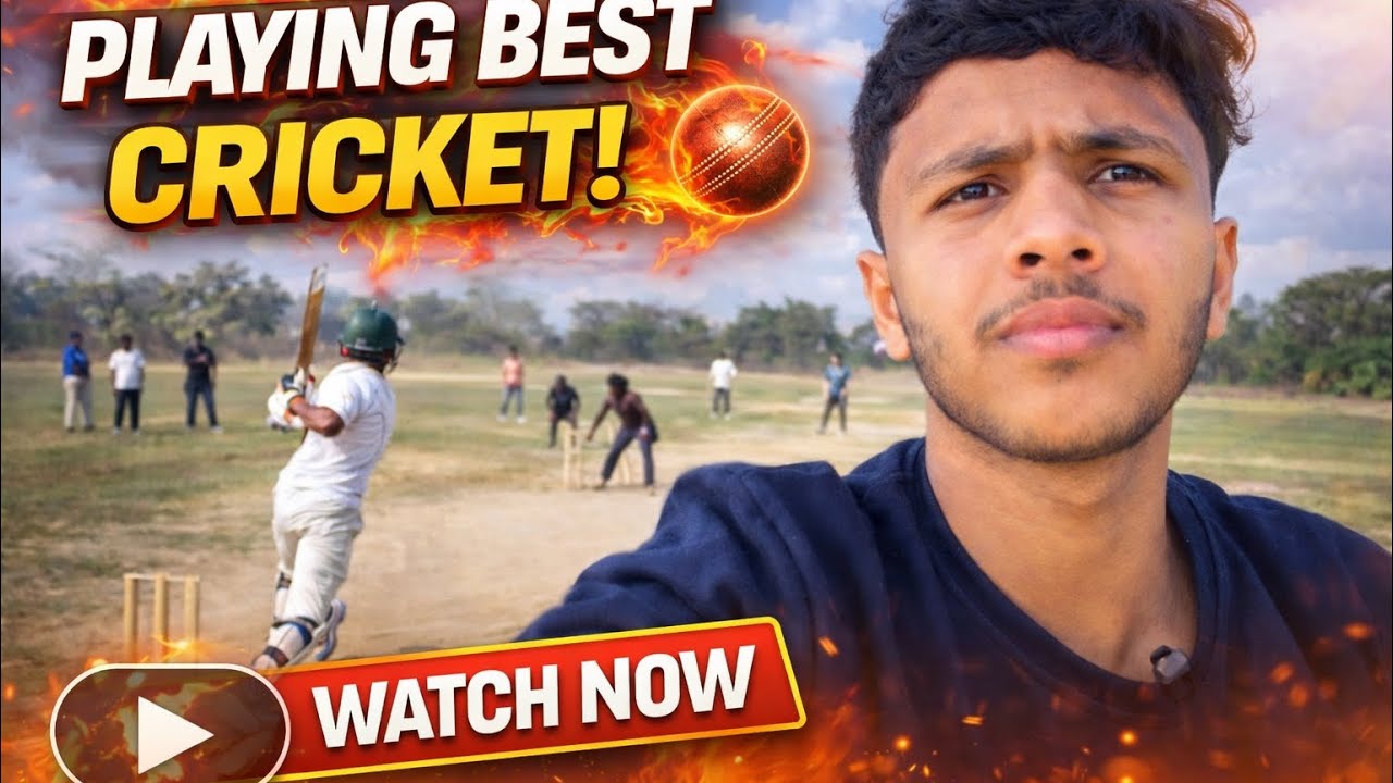 🔥 Playing Best Cricket Match Ever | Full ActionGame | Aa Vlogs