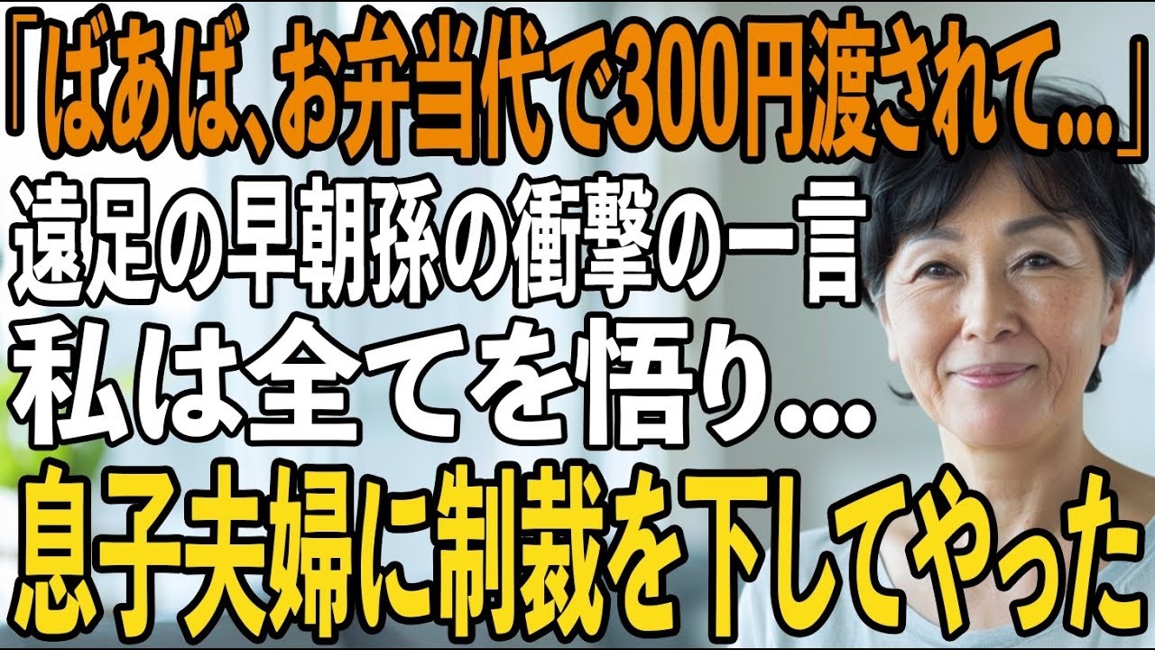 「パパとママは海外旅行に行くって」朝7時、10歳の孫が玄関前でリュックを抱きしめ震えていた→息子夫婦の”孫への扱い”を悟った私が彼らに下した制裁とは【シニアライフ】【60代以上の方へ】