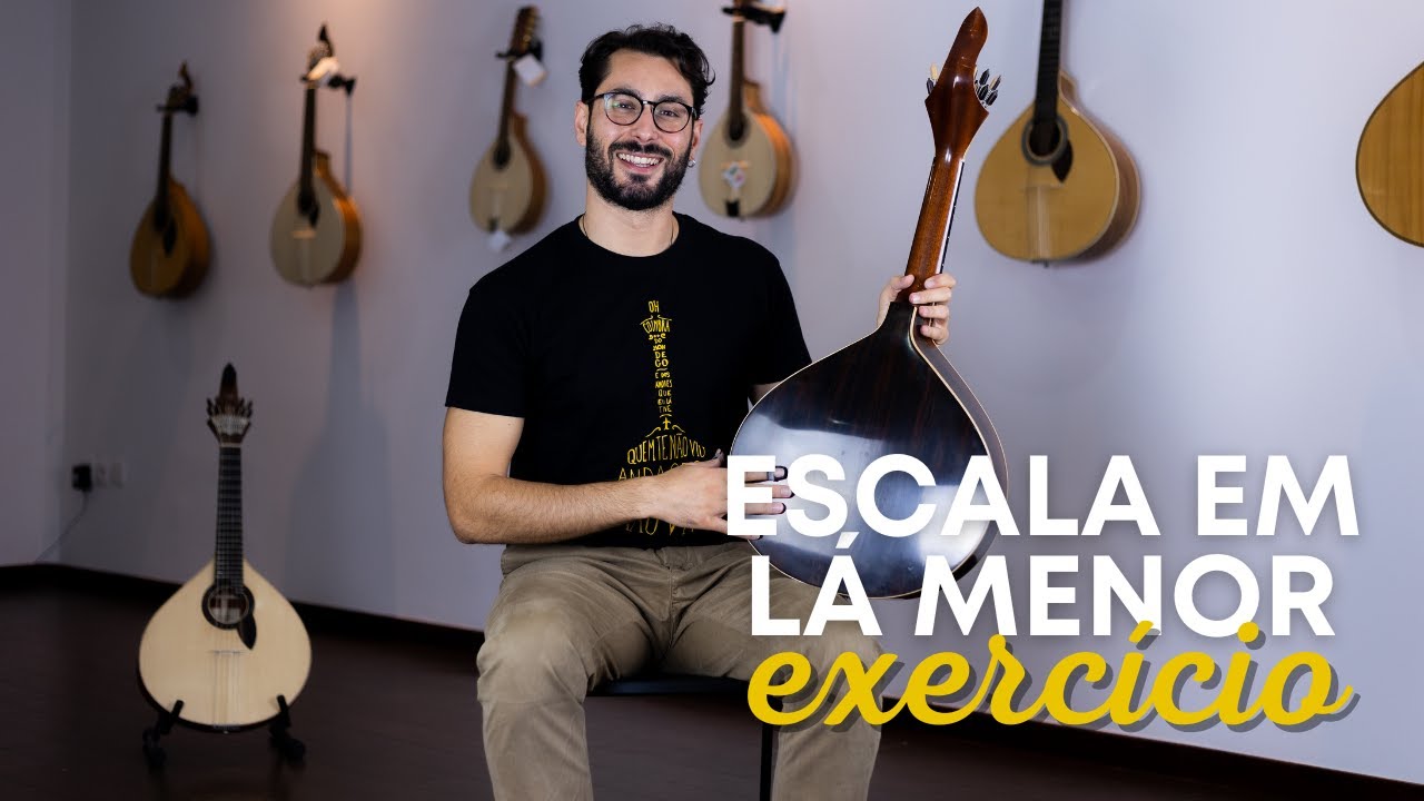 O que podemos fazer com a escala de Lá menor? | Aula de Guitarra Portuguesa