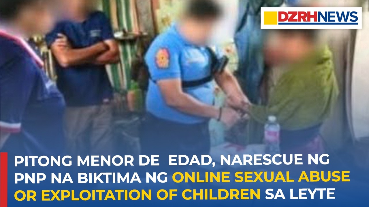 7 menor de edad, narescue ng PNP na biktima ng online sexual abuse sa bayan ng Leyte