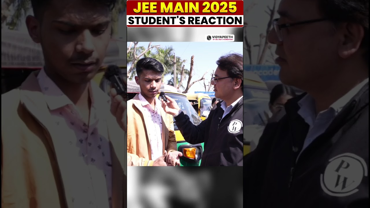 Time Management! 🤯|| JEE Main Session 1, 28th Jan Student Reaction 🔥#shorts