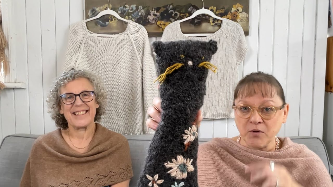 9-й эпизод подкаста Birds of a Feather knit together. Медленное вязание.