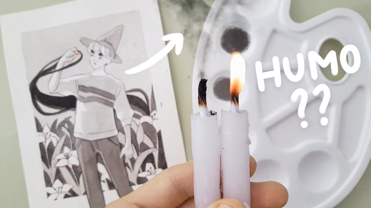 PINTANDO MI DIBUJO CON HUMO| CÓMO LO HICE?!!