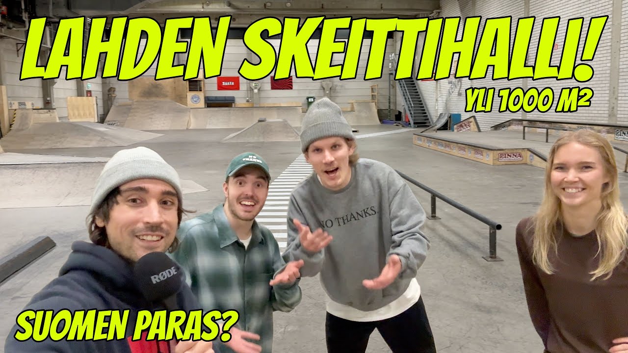 Onko tässä Suomen paras skeittihalli? LAHTI – Vipukulma Skatepark!