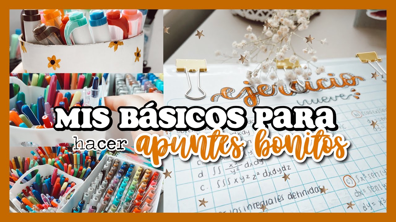 MATERIALES PARA HACER APUNTES BONITOS ✰ kit básico