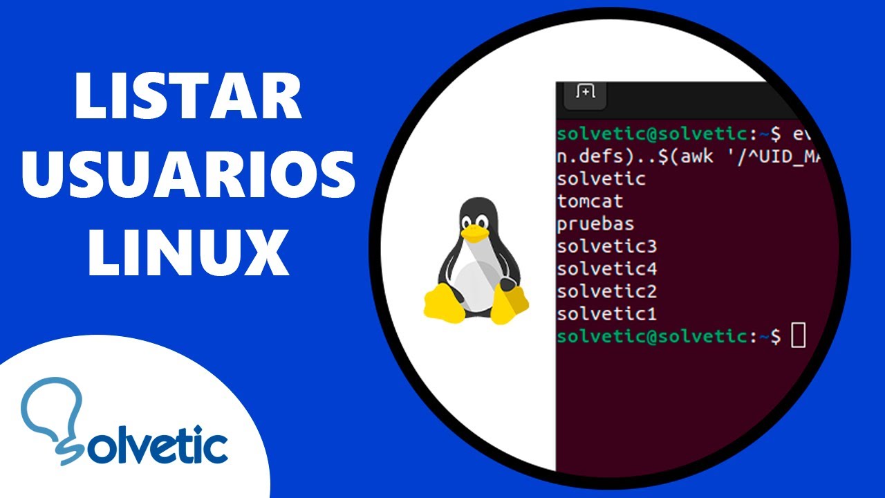 LISTAR USUARIOS LINUX