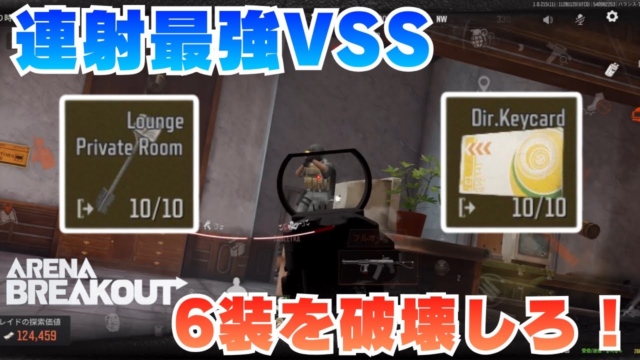 【アリブレ】連射速度がチート級！VSS+5貫通弾で6装を破壊しろ！【アリーナブレイクアウト】【Arenabreakout】