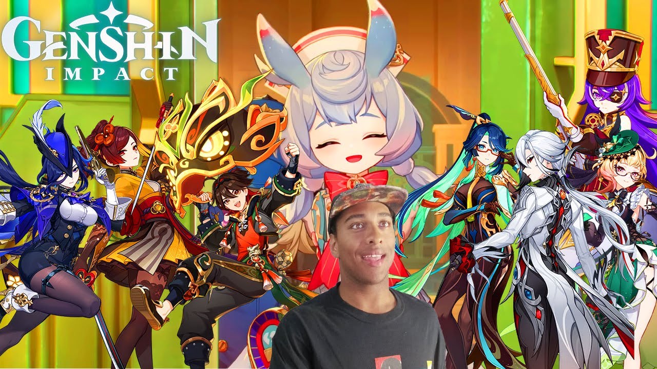 My reactions of all genshin impact Characters demo trailers part 3!!!!!