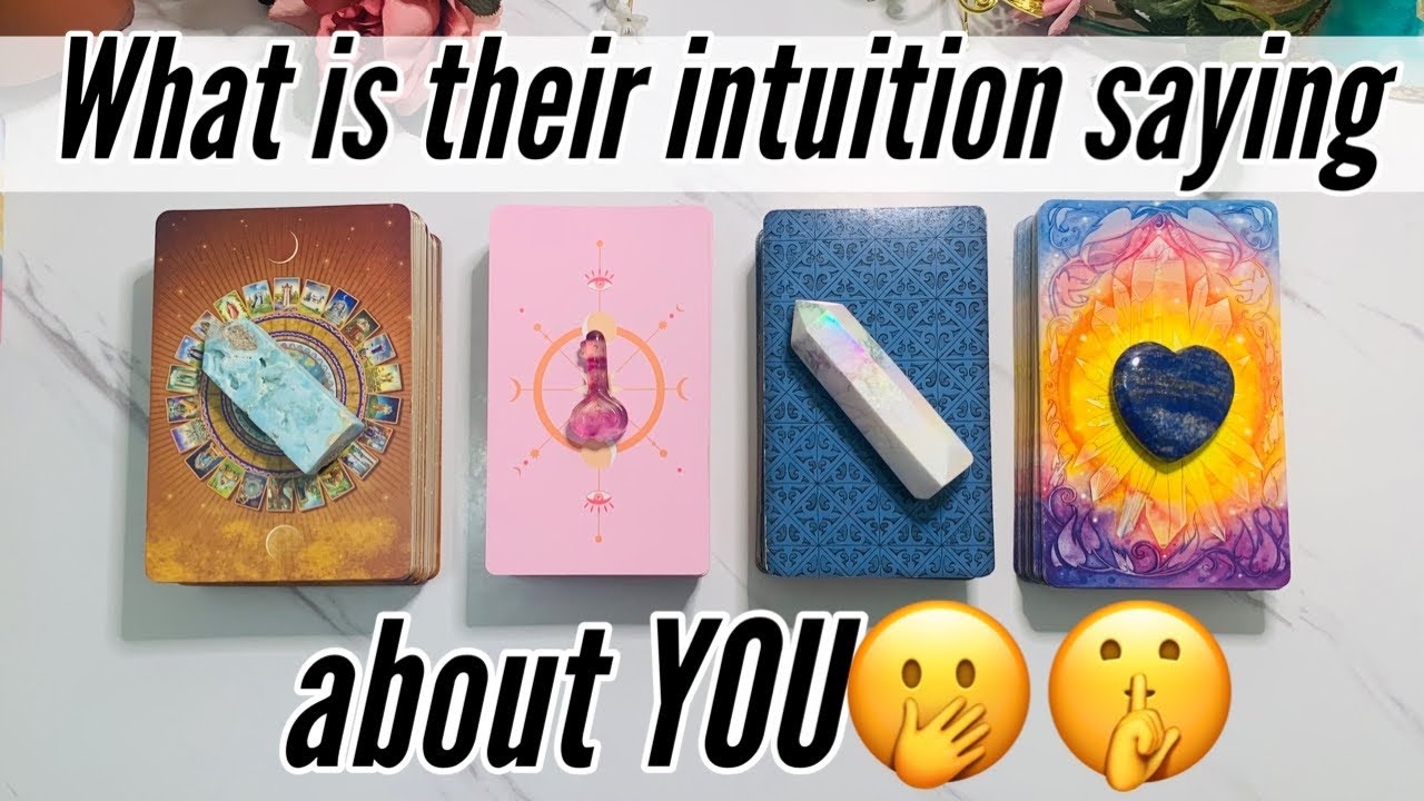 What is THEIR intuition is trying to tell them about YOU?!🔮🫢Pick a Card Love Tarot Reading✨❤️‍🔥
