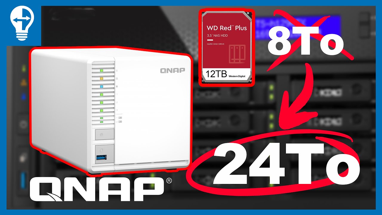 De 8 To à 24 To: Mise à Niveau de L'espace de stockage de mon NAS QNAP