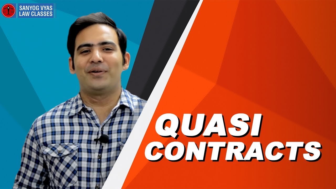 CS Executive | CA Inter | CMA Inter | Quasi Contracts | Law Lectures