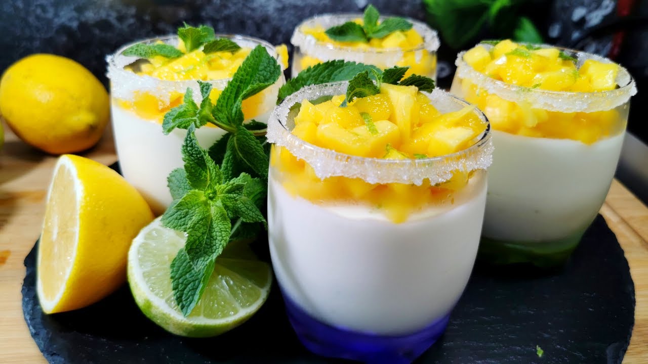 Krem Jogurtowy z Mango HIT Lata 2022. Pokażę Ci jak łatwo pokroić mango