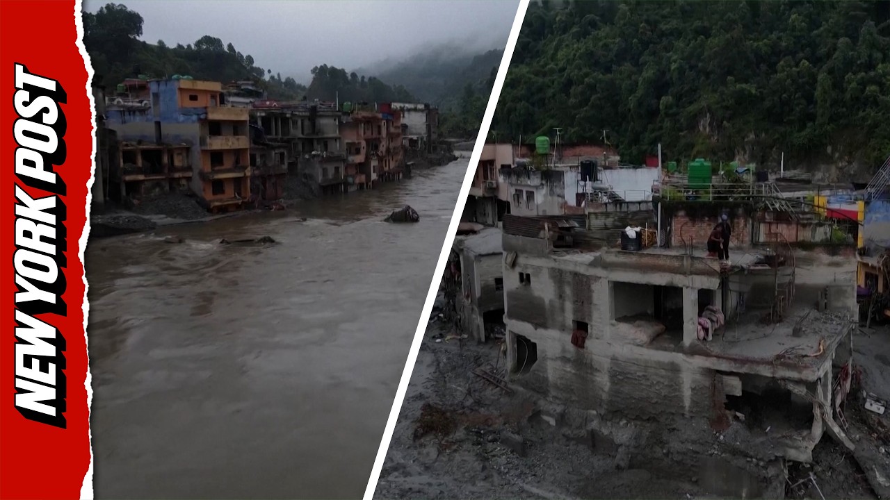 Shocking Drone Images Reveal Nepal&rsquo;s Flood-Ravaged Communities