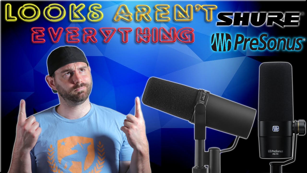 Shure Sm7B vs Presonus PD-70 (Studio/Booth/Untreated Comparison Test)