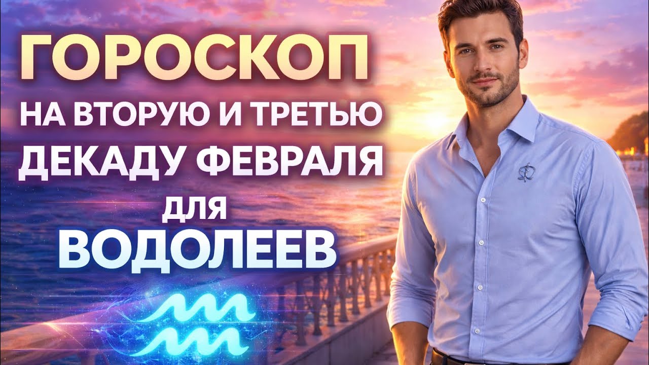 Водолей♒Гороскоп на вторую и третью декаду февраля Авторский прогноз от Майи, астролога и психолога.