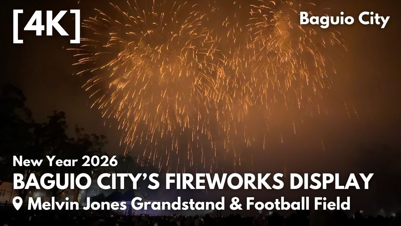 Baguio City's 2026 New Year Fireworks Display! | January 1, 2026