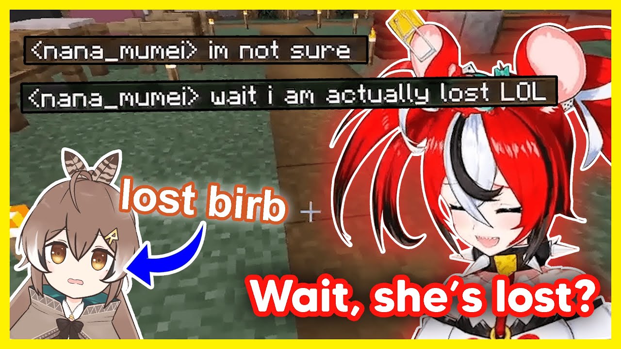Mumei got lost on her first day on Minecraft EN Server【Minecraft】