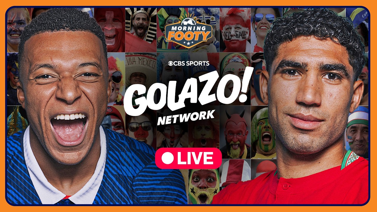 Morning Footy LIVE: France vs. Morocco PREVIEW + World Cup News, Analysis & Debate