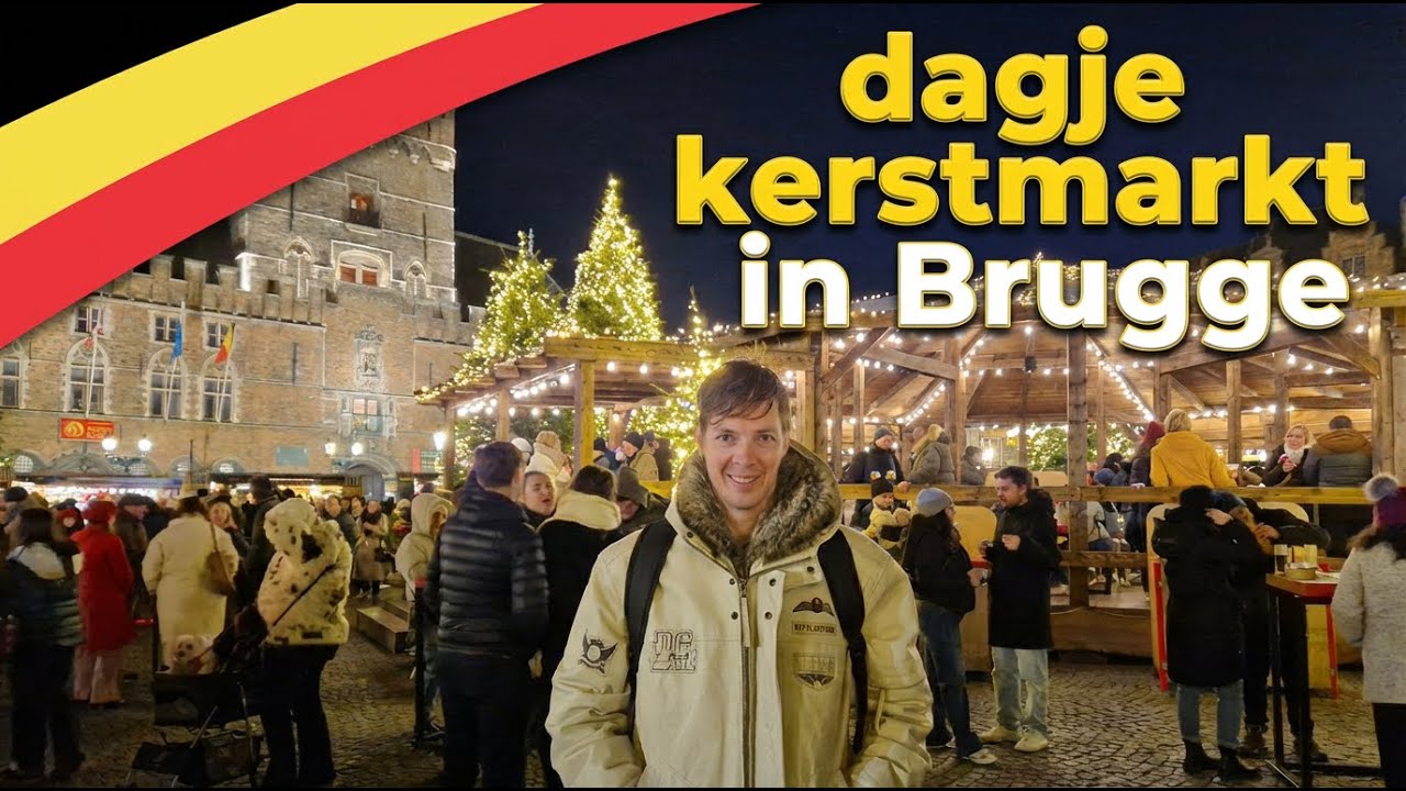 Dagje kerstmarkt Brugge in België