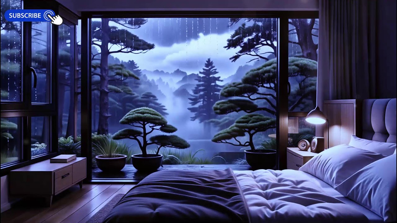 Fall Into Sleep Instantly In 5 Minutes / Insomnia Relief | Rain Sounds for Reduces Stress, Anxiety